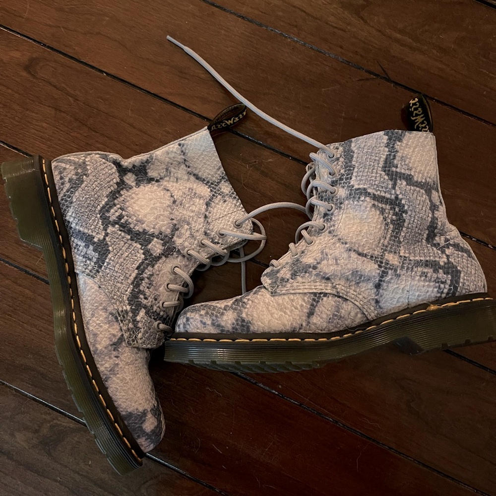 Dr. Martens Pascal Snakeskin Boots